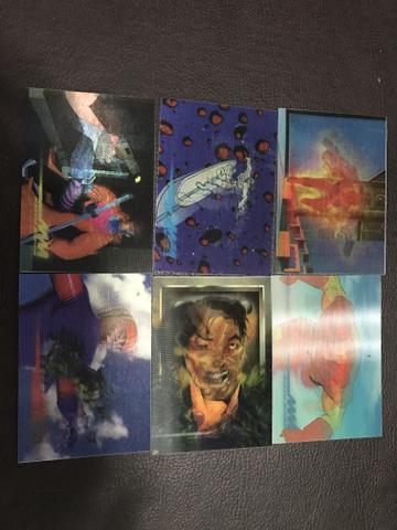 Coleção Cards Marvel holográficos