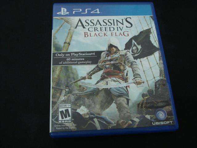 PS4 Assassins Creed IV Black Flag semi novo original