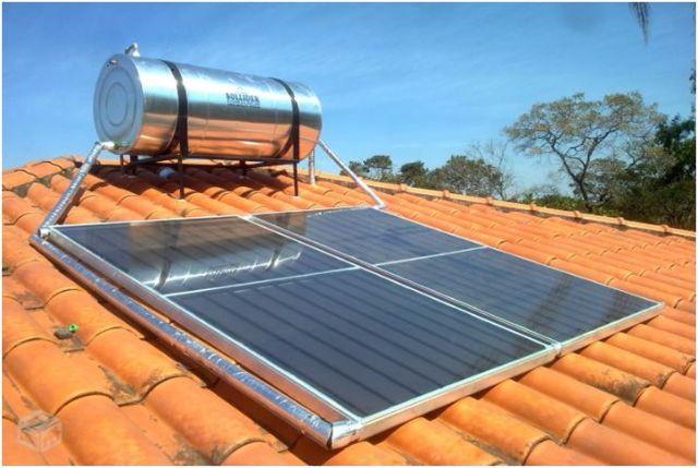 Aquecedor solar + instalação sem quebra quebra