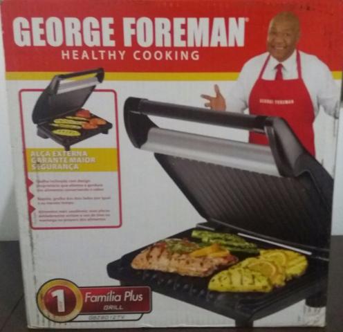 Grill Família Plus George Foreman Healthy Cooking 127v
