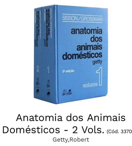 Livro Anatomia dos animais domésticos