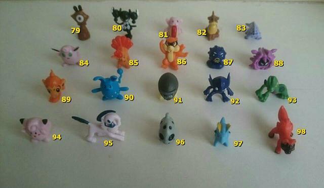Miniaturas Colecionáveis Pokémon
