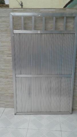 Portão aluminio