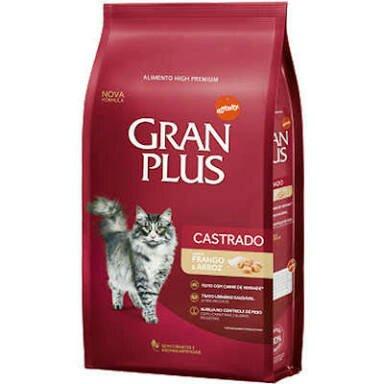 Ração Guabi Gran Plus Gatos Castrados 10 kg