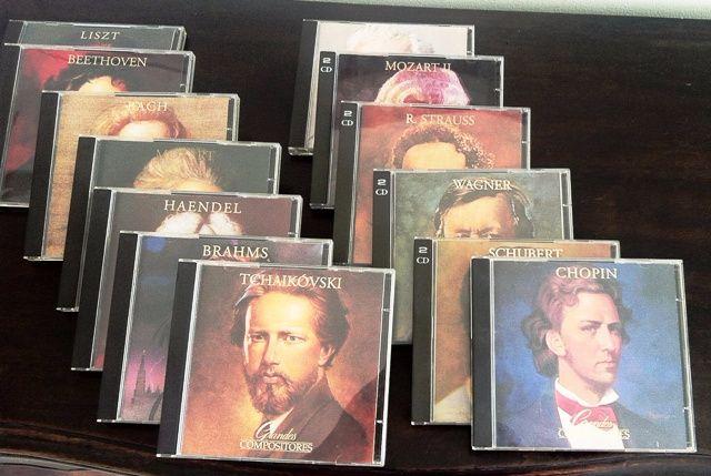 Coleção completa de cds grandes compositores da música