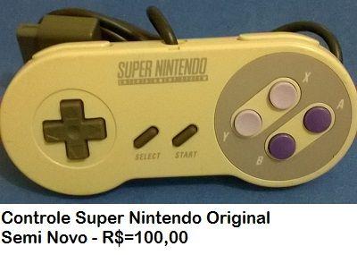 Retro Games Super Nintendo Snes Acressórios em Porto Alegre