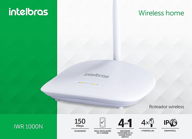 Roteador wireless ipv mbps iwr n