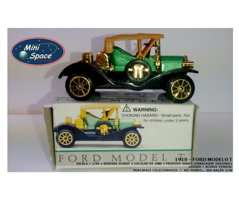 Miniatura 1:64 Ford Modelo T  Calhambeque Readers Digest