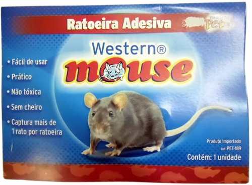Ratoeira Adesiva Cola Rato Fácil De Pegar
