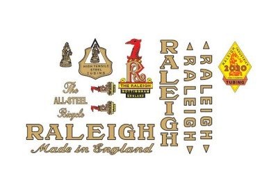 Decalque Raleigh Inglesa