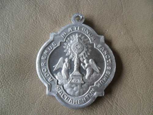 Medalha Sacra Santo Sacramento/ Jesus E Maria Dl05