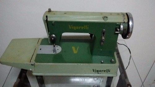 Maquina Costura Vigorelli Completa Base Mesa Ferro Motor