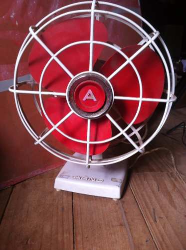 Ventilador Arno Antigo Vermelho Vintage Anos 80