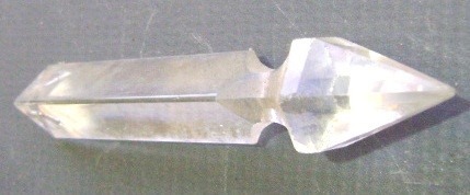 Antigo Pingente Tipo Seta P/ Lustre Em Cristal Pequeno