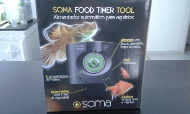 Alimentador automático para peixes marca Soma