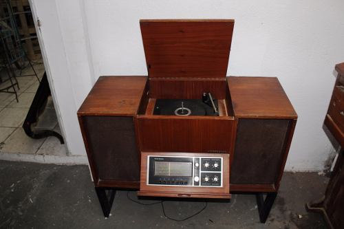 Toca Disco Vitrola Rádio Móvel Antigo Telefunken