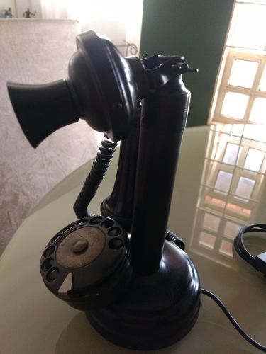 Telefone Castiçal Antigo