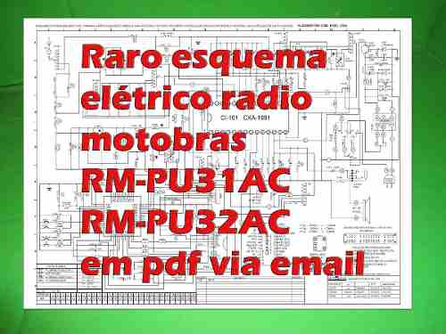 Esq Elétrico Radio Motobras Rm-pu32ac Rmpu32ac Rmpu32 Em
