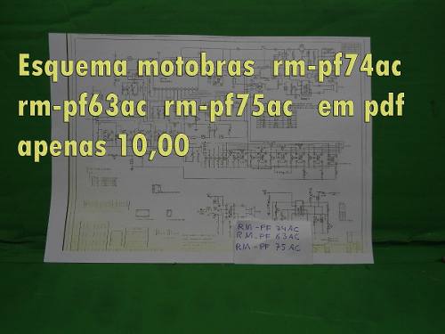 Esquema Motobras Rmpf74 Rmpf74ac Rm-pf74 Rmpf74ac