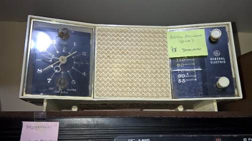Rádio Relógio Ge Antigo