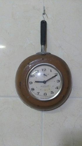 Relógio Despertador Frigideira Westclox Santos
