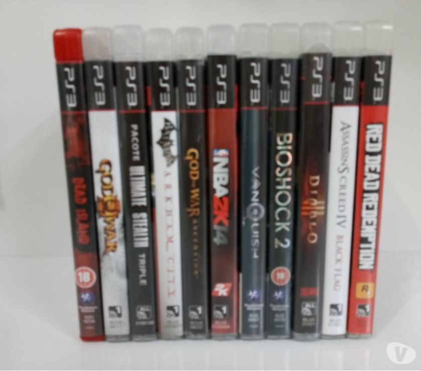PS3 10 Jogos Playstation 3 Originais Novo Com Encarte