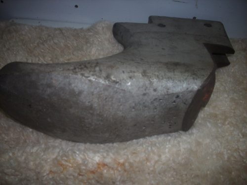 Pe De Ferro Antigo Moldura Bota Maciso De Emcaixe