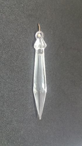 Lustre Cristal Antigo - Grande Pingente Cristal Lapidado 013