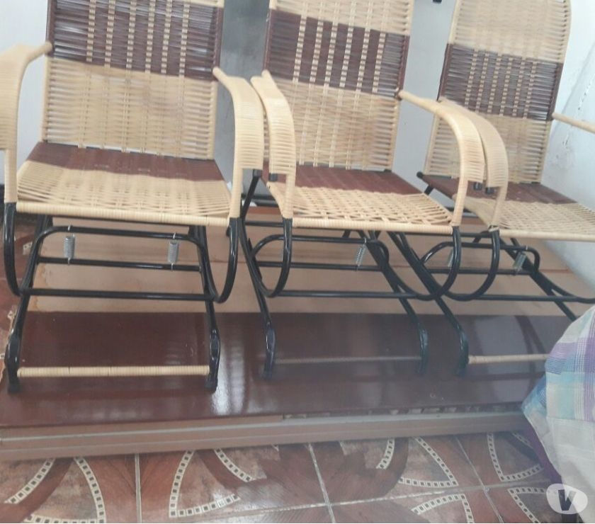 3 cadeiras de balanço nova sem uso 450 as treis