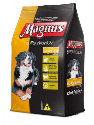 Ração Magnus Super Premium Frango e Arroz para Cães Adultos 15KG