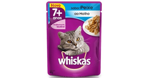 Ração Whiskas Sachê Peixe Para Gatos Adultos- 85gr