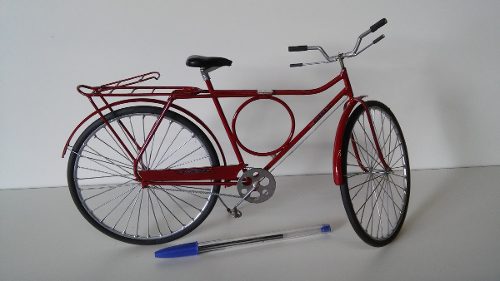 Miniatura De Bicicleta B. Circula. Artesanal. Única.