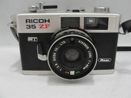 Antiga Camera Ricoh 35 Zf Perfeito Estado Década De 70