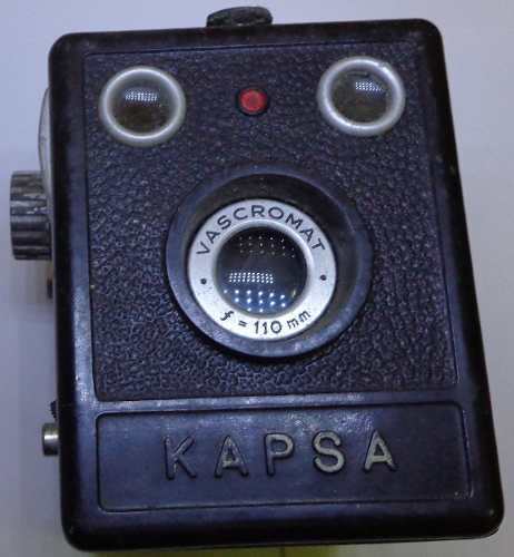 Maquina, Camera Fotografica Antiga Kapsa - G