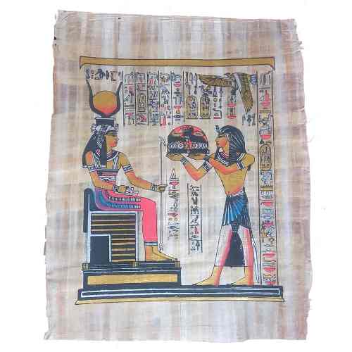 Papiro Do Egito Refeição Faraó Egípcio Pronta Entrega