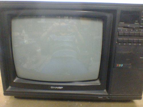 Televisor Antigo, Sharp Colorido 14 Polegadas.