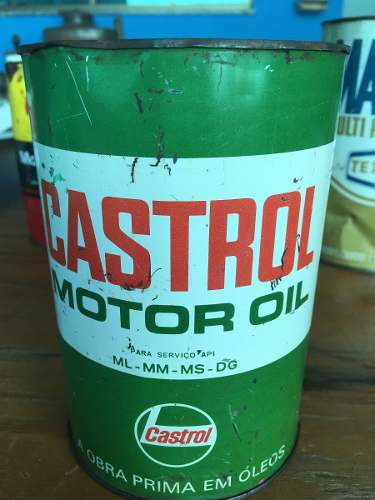 Lata Antiga Castrol Motor Oil.