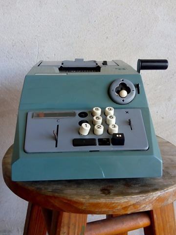 Máquina Calcular Antiga Olivetti Summa Prima 20 P/ Restauro
