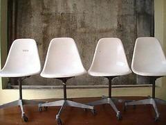 Antigas Cadeiras Charles Eames Anos 60
