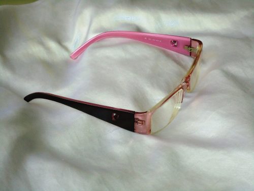 Óculos Armação Grau Fem.rosa Pierre Cardin