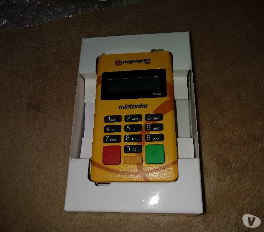 Minizinha maquina para cartões de crédito