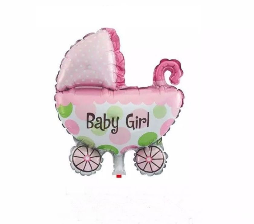 Balão Carrinho de Bebê para Chá de Bebê Festa de