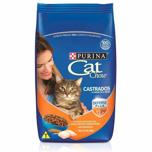 Ração Cat Chow Purina Para Gatos Castrados 10,1 Kg