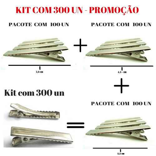 Kit Bico De Pato 300 Un Tamanho Diversos - Promoção