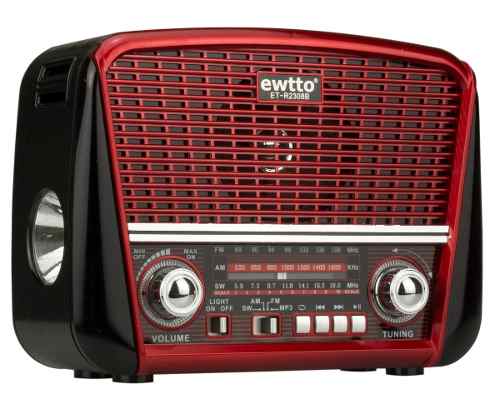 Radio Antigo Retro Vintage Am Fm Sw Bluetooth Usb Bateria
