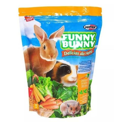 Ração funny bunny para coelhos