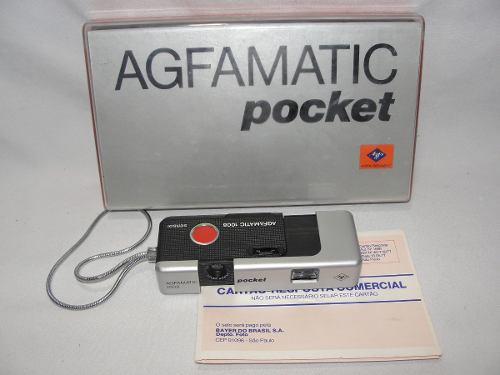 Antiga Camera Agfamatic Pocket  Caixa Original
