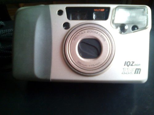 Câmera Fotográfica Antiga Analógica Pentax 115 M/ Zoom