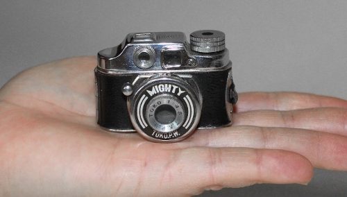 Mini Câmera Antiga Espiã Japonesa Toko Mighty Coleção