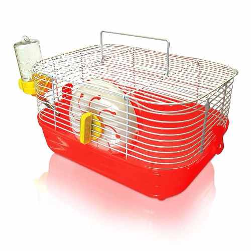 Gaiola Hamster Pop Star Vermelha 23 X 27 X 20 Cm Completa